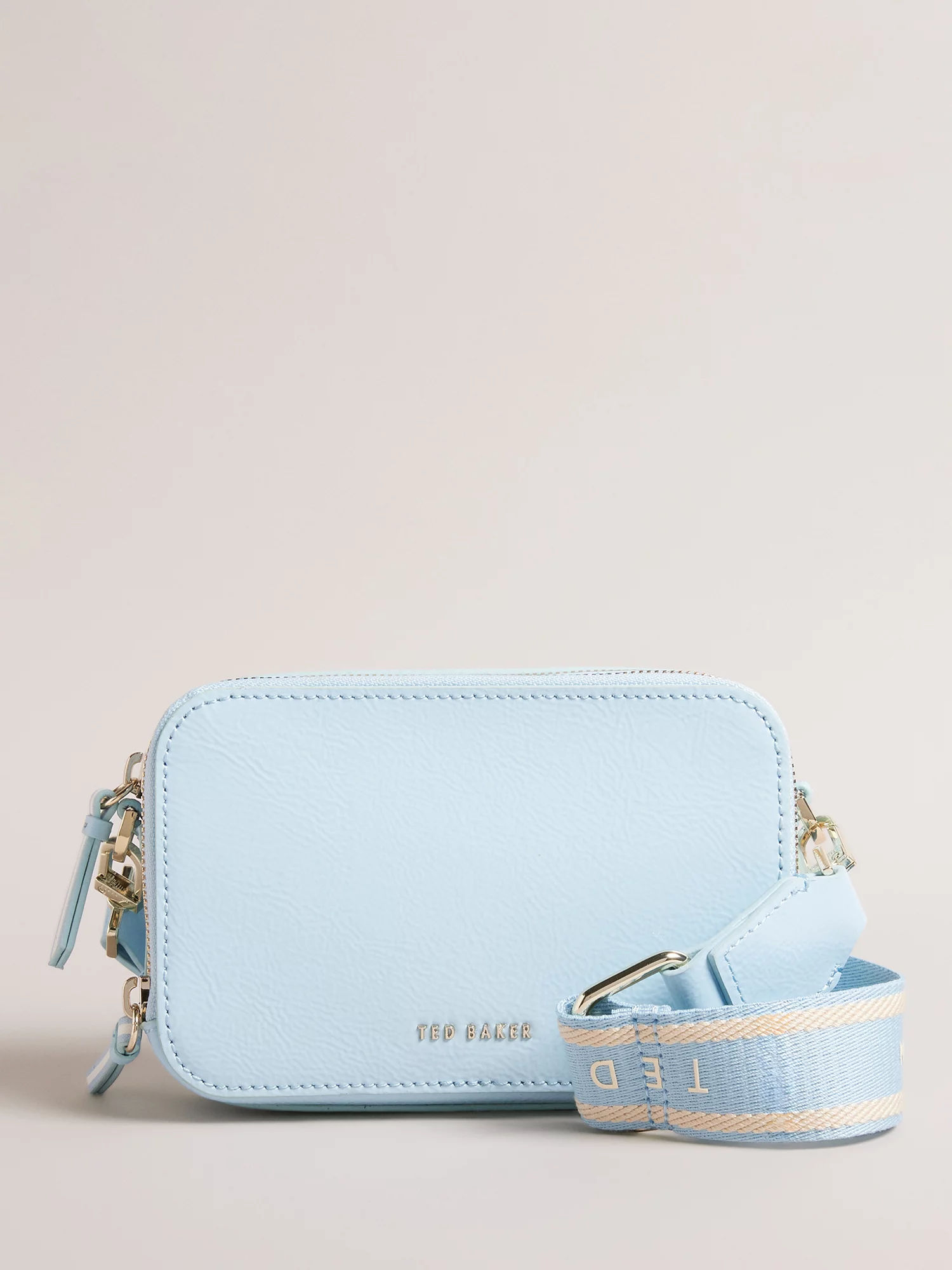 TED BAKER Lilleee Small Zip Around Leather Purse in Pink Hot | Endource