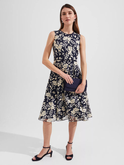 Hobbs Scarlett Midi Dress,...