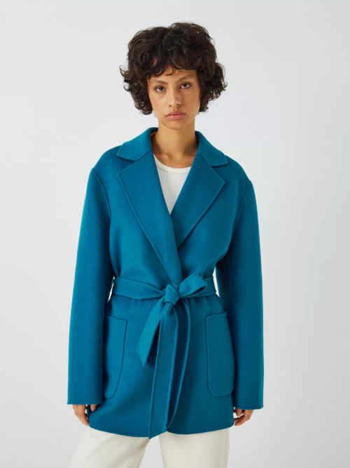 Short Wool Blend Coat