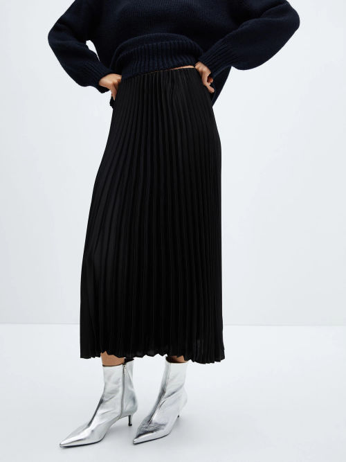 Mango Plisado Pleated Midi...