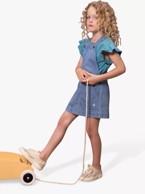 Kids Denim Pinafore Dress