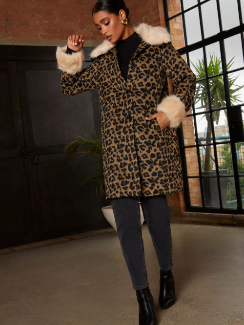 Chi Chi London Leopard Fur...