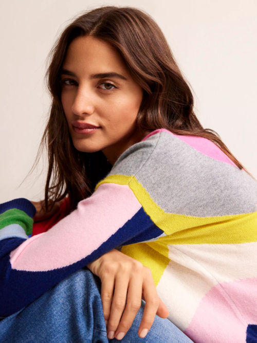 Boden Lydia Cashmere Rainbow...