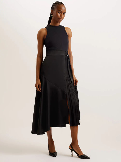 Ted Baker Wiiloww Satin Skirt...