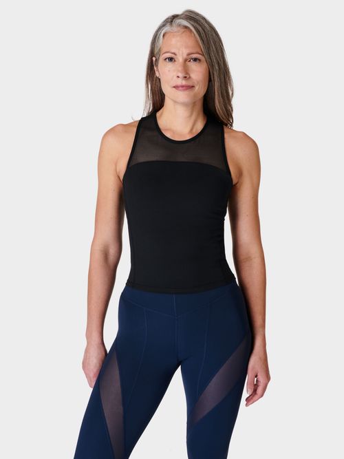 Sweaty Betty Athlete Seamless Long Sleeve Gym Top, Black at John