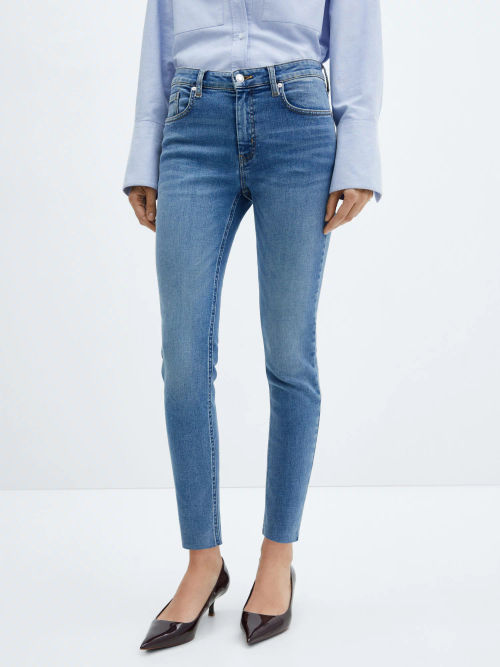 Mango Isa Skinny Cropped Jeans