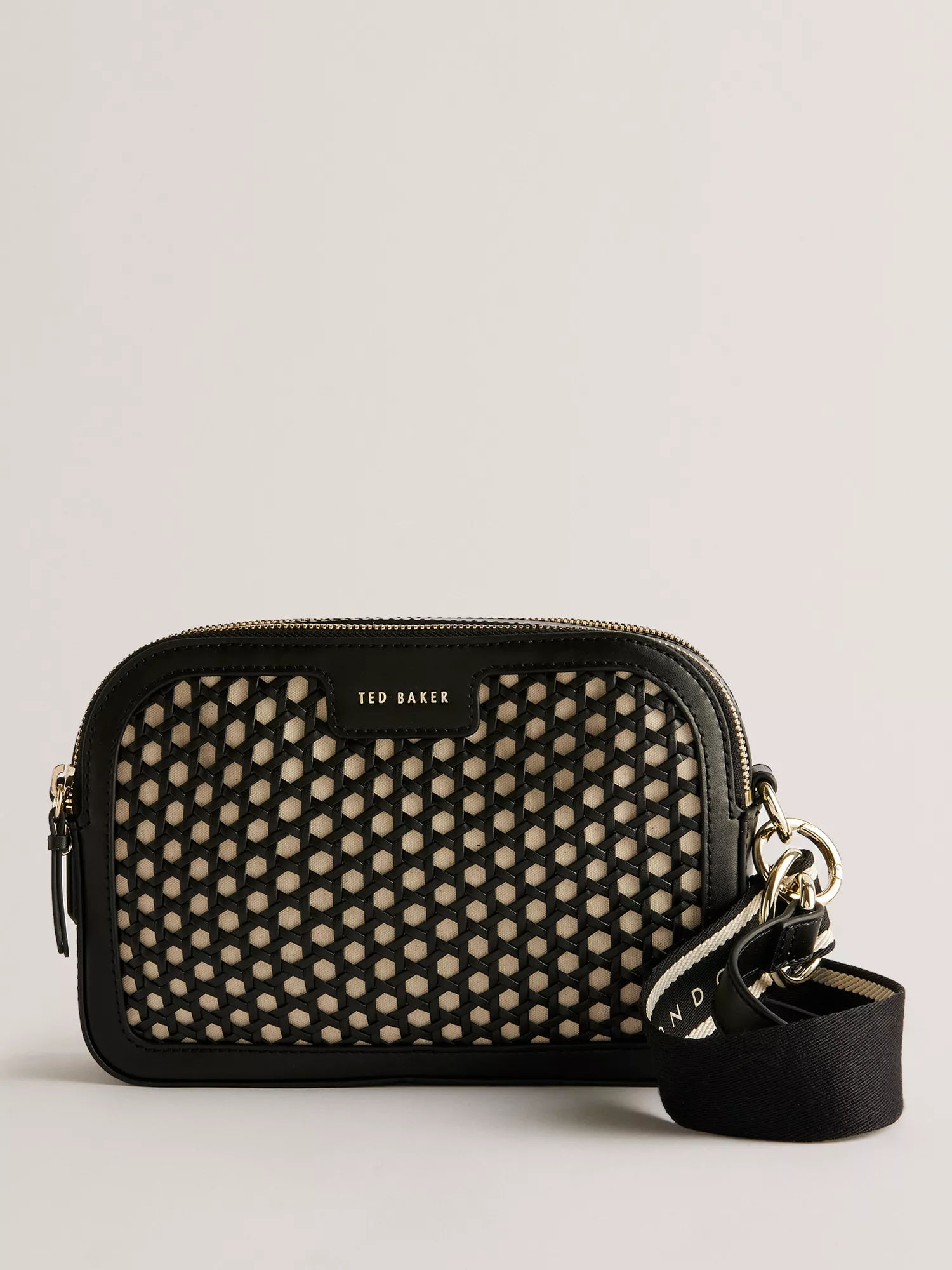 Ted Baker Connii Mini Croc Effect Purse, Yellow at John Lewis & Partners