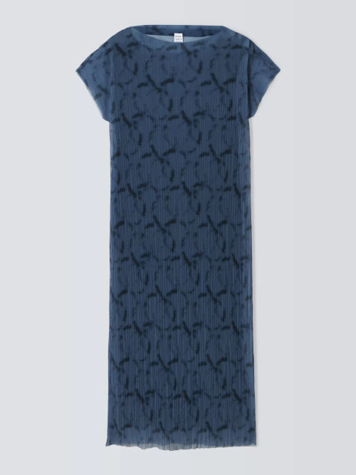 John Lewis Pleated Mesh Dress