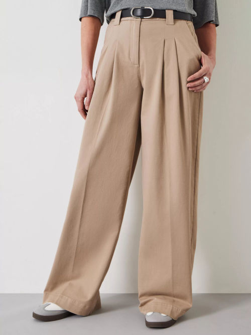 HUSH Ali Wide Leg Chino...