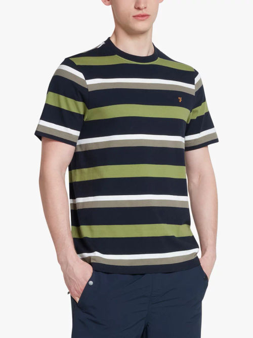 Farah Caspar Striped Organic...