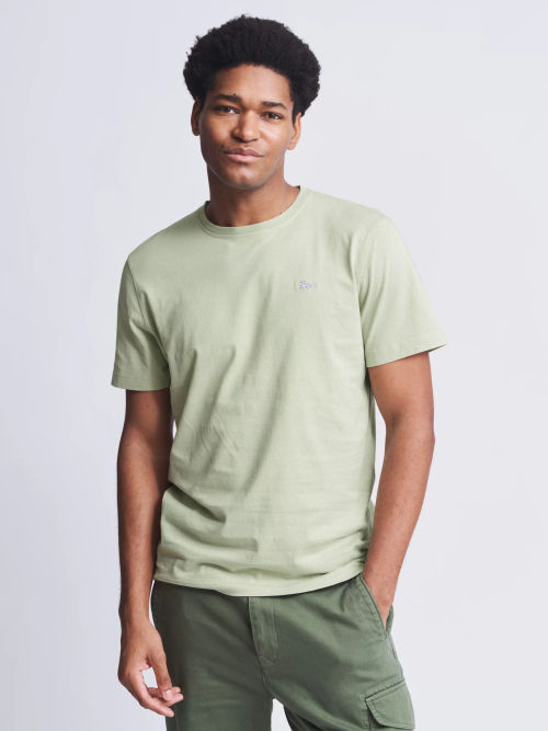 Aubin Logo Cotton T-shirt