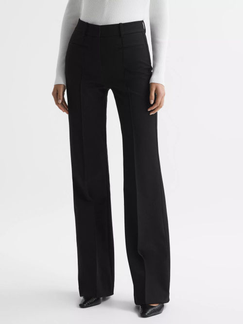 Reiss Blair High Rise Wide Leg Trousers