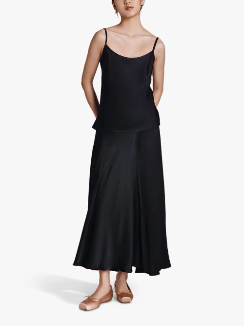 POPPY SATIN SLIP DRESS