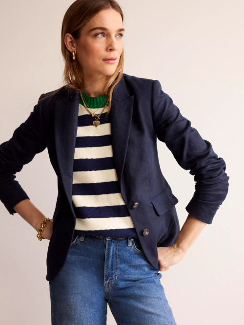 Boden Marylebone Linen Blazer