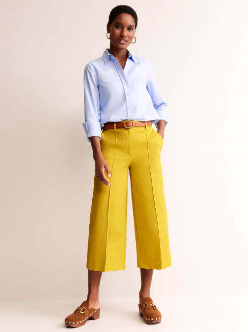 Boden Clean Crop Wide Leg...