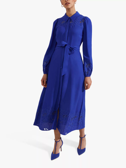 Hobbs Ada Embroidered Midi...