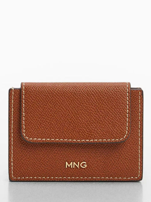 Mango Socorro Medium Cardholder, Medium Brown