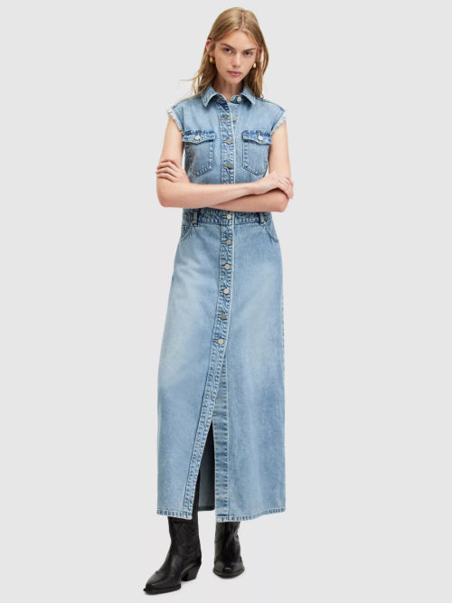 AllSaints Blair Maxi Denim...