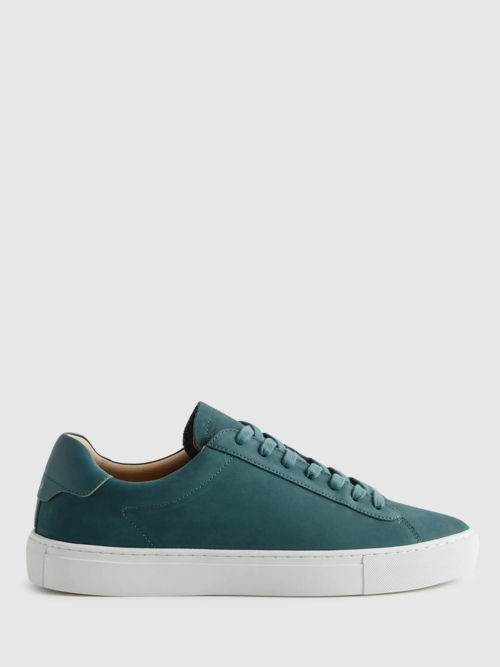 Reiss Finley Leather Trainers