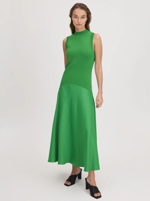 FLORERE Sleeveless Knit Midi...