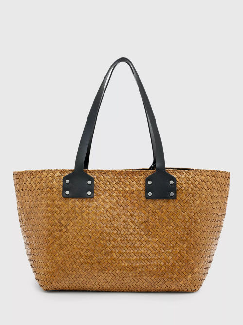 AllSaints Mosley Straw Tote...