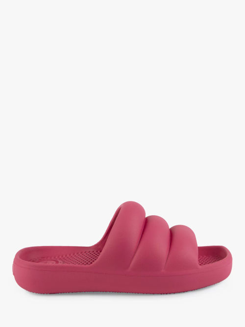 totes Puffy Slider Sandals