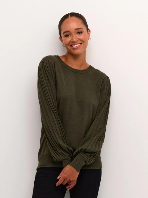 KAFFE Lone Knit Top