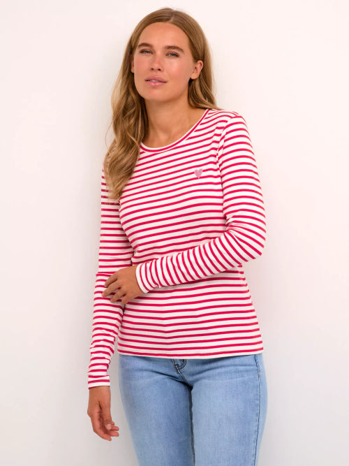 KAFFE Liddy Stripe Long...