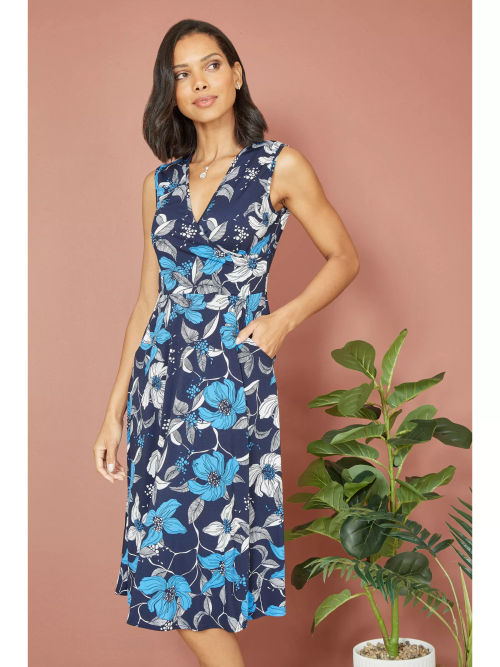 Mela London Floral Print Midi...