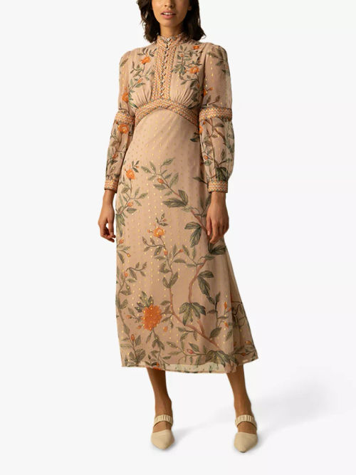 Raishma Elizabeth Floral Midi...