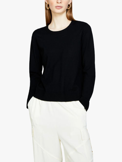 SISLEY Ribbed Crew Neck Jumper