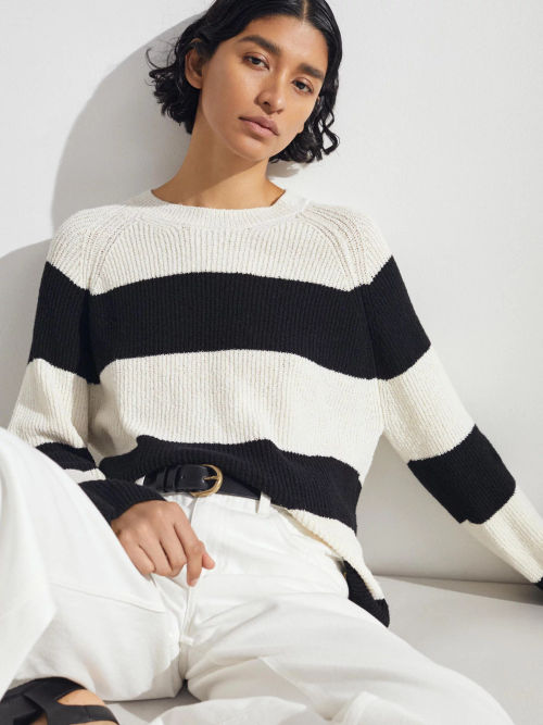 HUSH Konnie Striped Knitted...