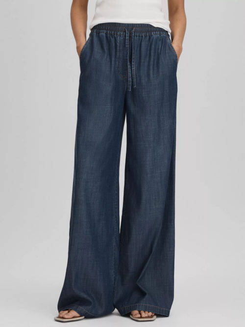 Reiss Carter Denim Wide Leg...