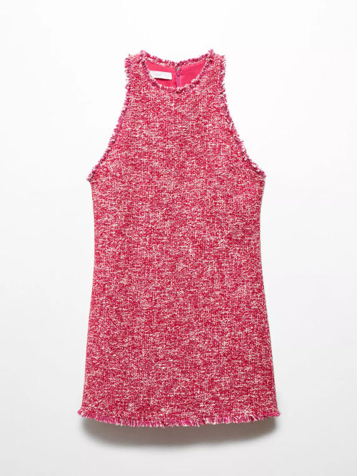 Hobbs Dania Shift Dress, Bright Pink at John Lewis & Partners