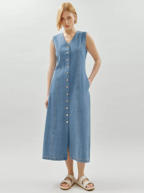 Albaray Denim Shirt Dress,...