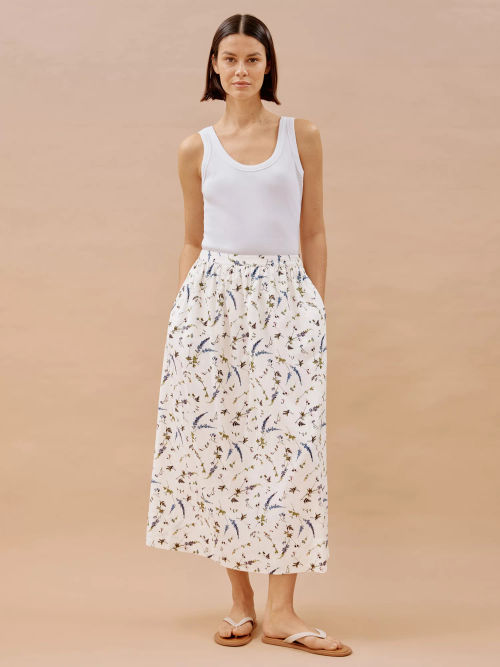 Albaray Sprig Floral Skirt,...