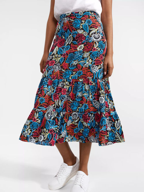 Hobbs Tilly Floral Print Midi...