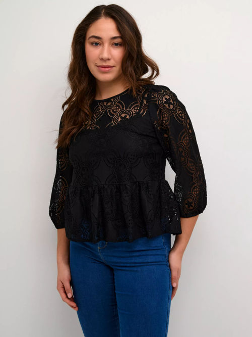 KAFFE Paula Lace 3/4 Sleeve...