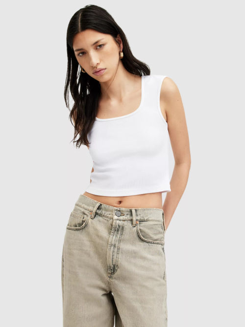 AllSaints Tamie Rib Tank Top