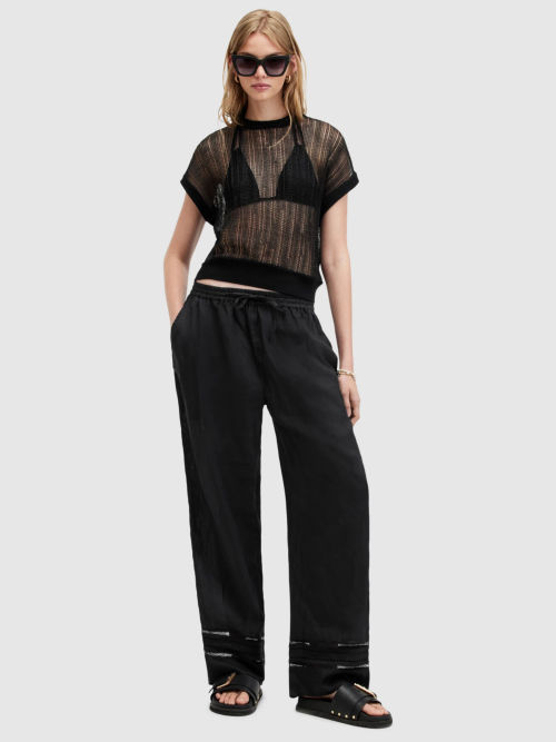 AllSaints Jade Linen Trousers