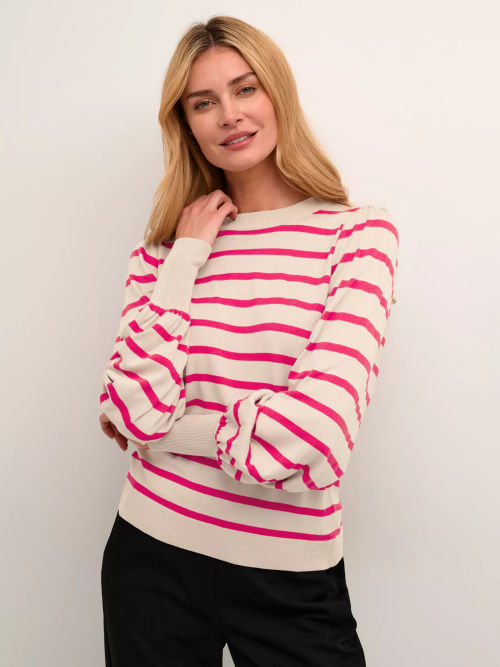 KAFFE Lizzy Stripe Jumper