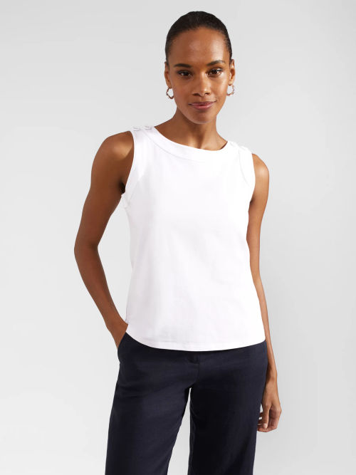 Hobbs Maddy Sleeveless Button...