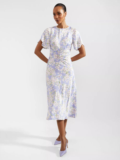 Hobbs Vita Floral Print Midi...