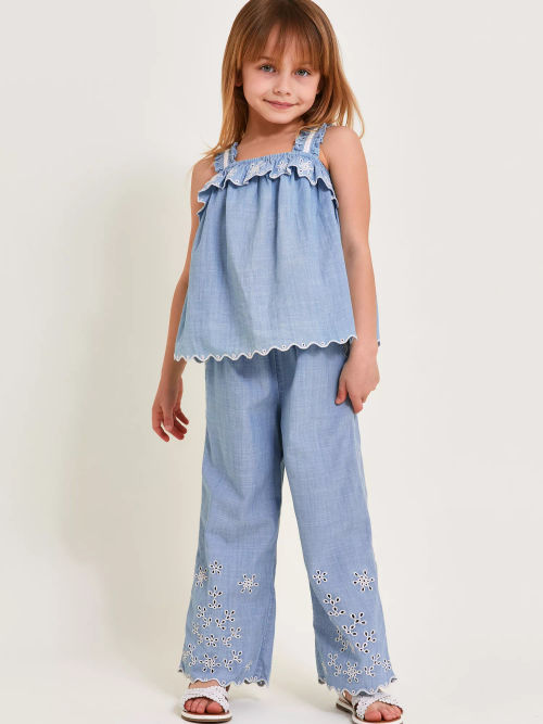 Monsoon Kids' Broderie Wide...