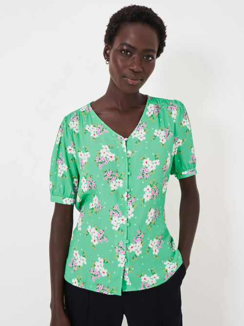 Crew Clothing Floral Shirred...