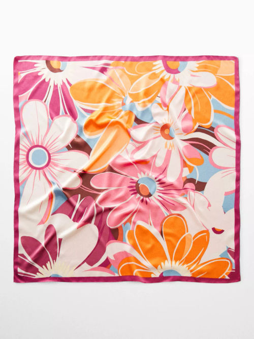 Mango Daisy Floral Scarf,...