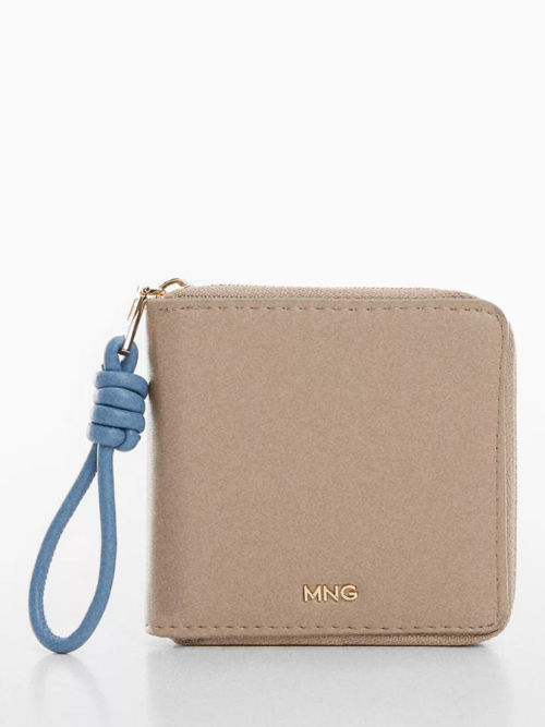 Mango Chulo Faux Leather Two-Tone Wallet