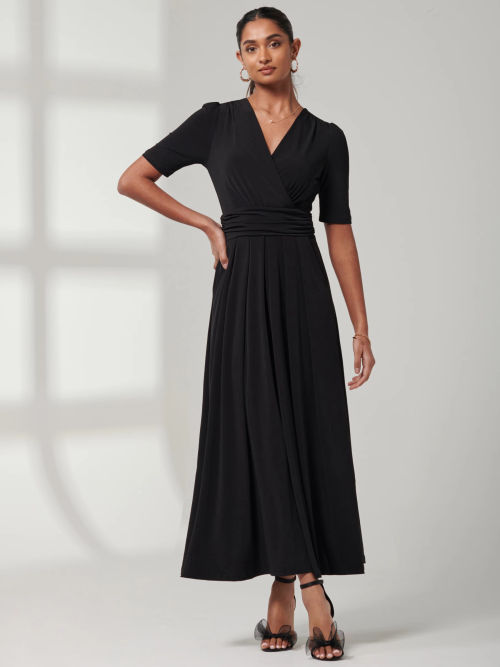 Jolie Moi Jersey V-Neck Maxi...