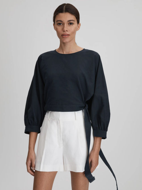 Reiss Immy Cropped Blouson...