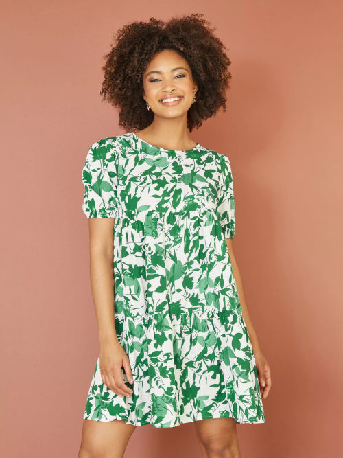 Mela London Leaf Print Tunic...